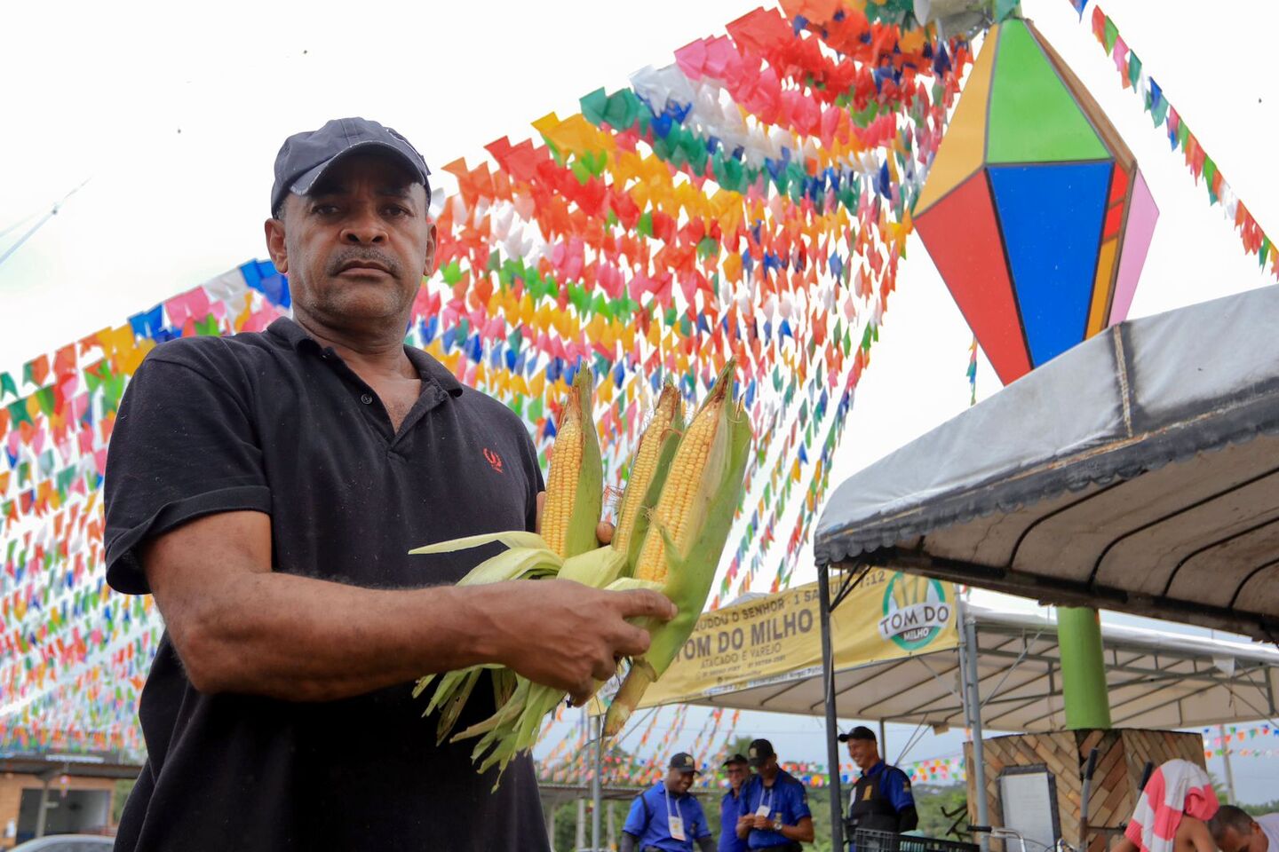 Valdemir Ferreira, vendedor de milho no Ceasa-PE há seis anos