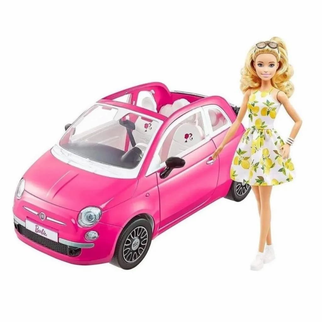 Modelo Infantil Barbie Filme Carro Rosa