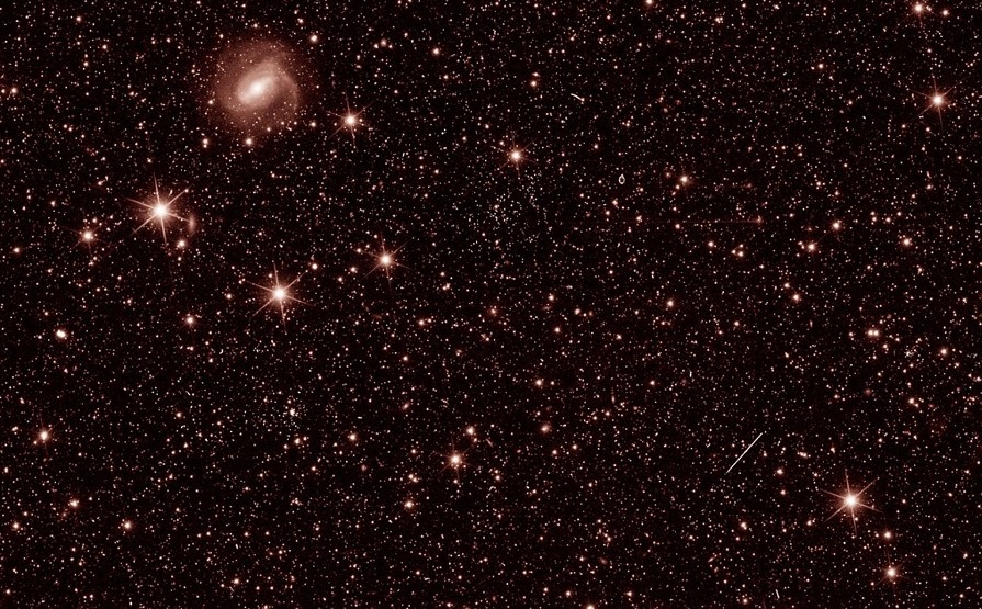 Imagem de teste do telescópio espacial Euclid