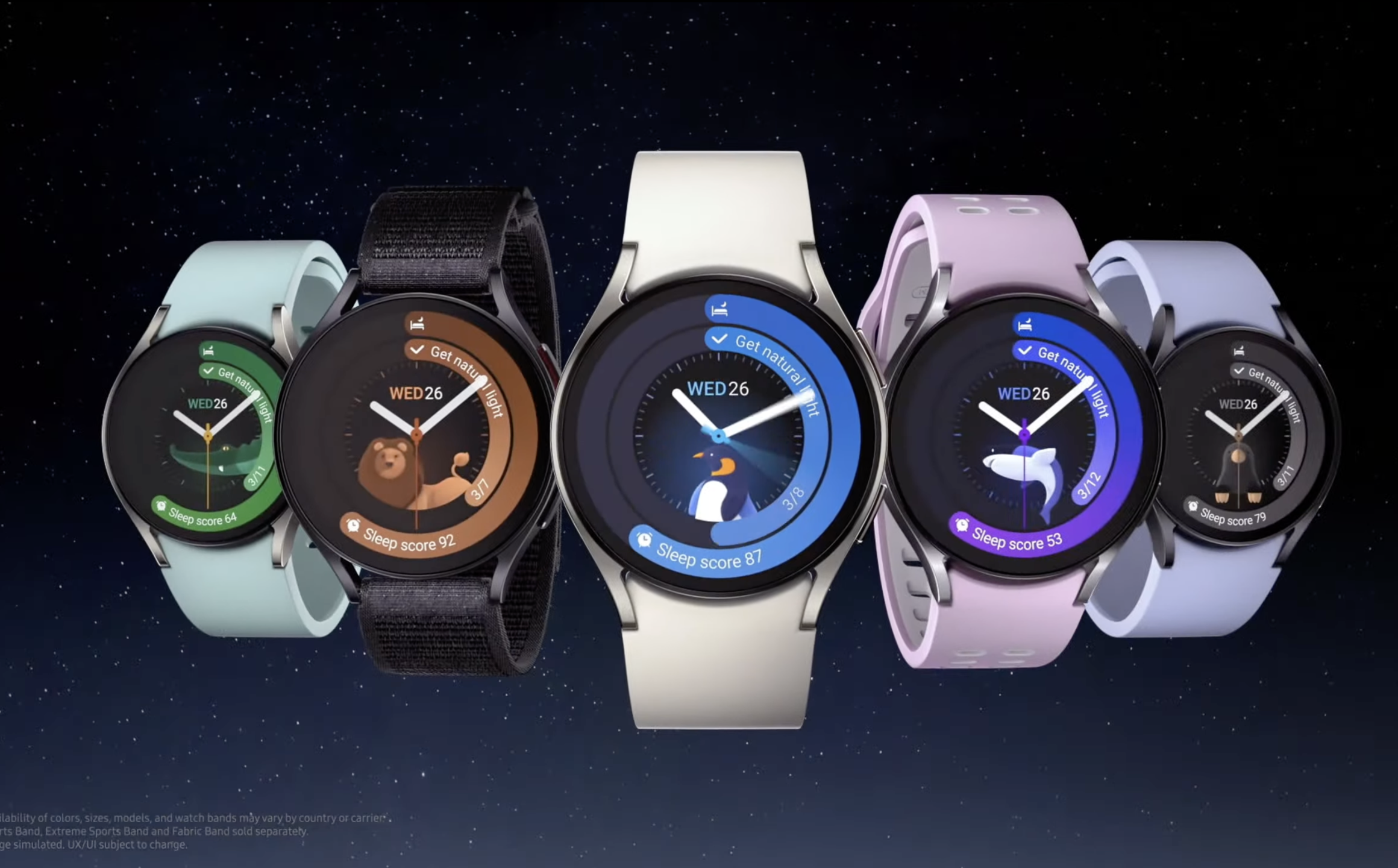 Relógios inteligentes da Samsung, Galaxy Watch 6, ganharam novos tamanhos de mostradores