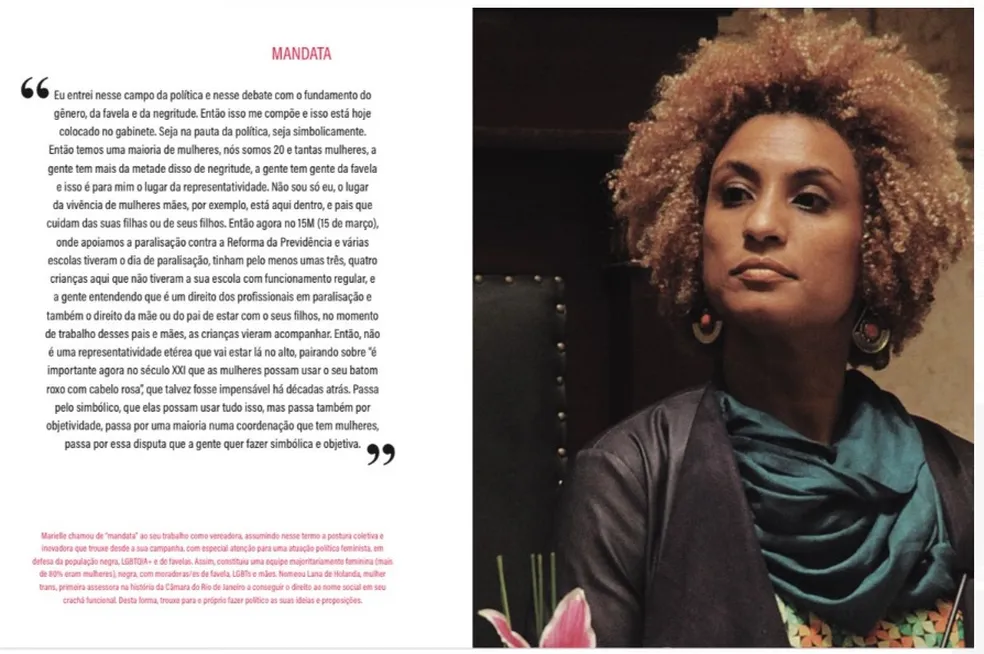 Trecho inédito de 'O livro da Marielle Franco', da Azougue Editoria