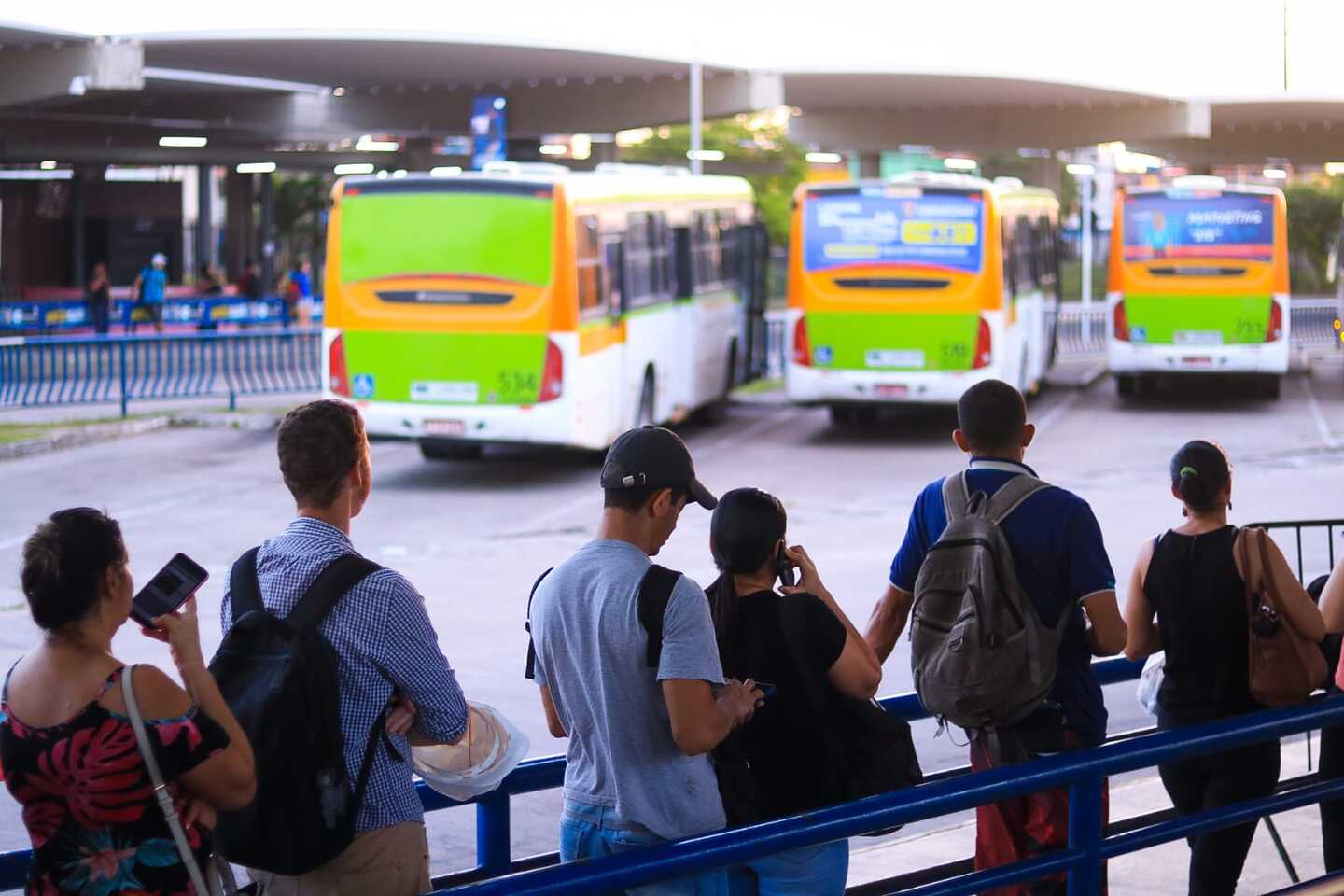 Terminal Integrado de Joana Bezerra na quarta (26/07), dia da paralisação de ônibus e metroviários