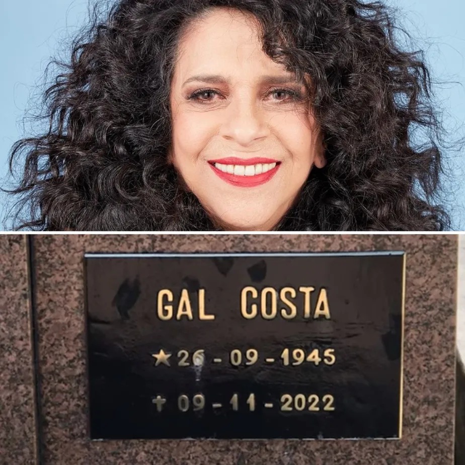 Túmulo de Gal Costa ganhou placa após protesto de fãs 