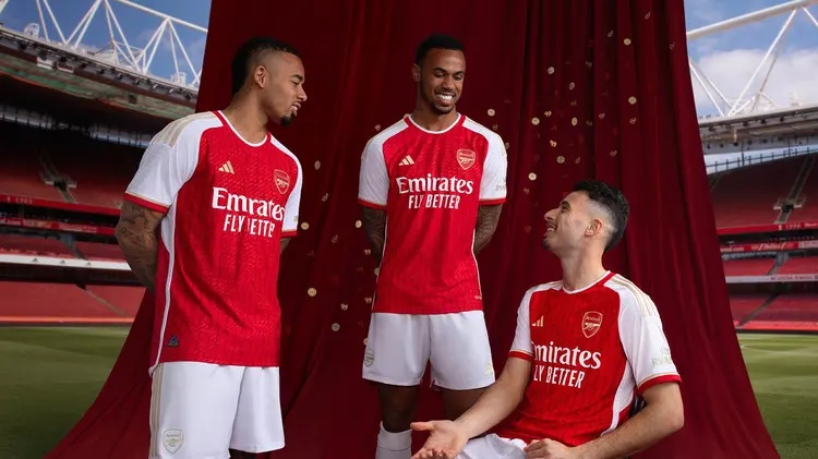 Nova camisa do Arsenal