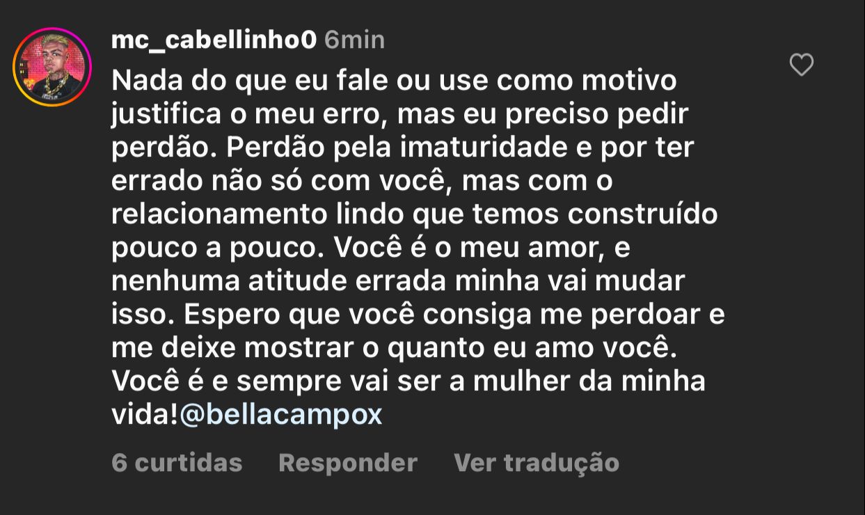 Saiba quem é Duda Mehdef, apontada como pivô da separação de MC Cabelinho e  Bella Campos - Folha PE