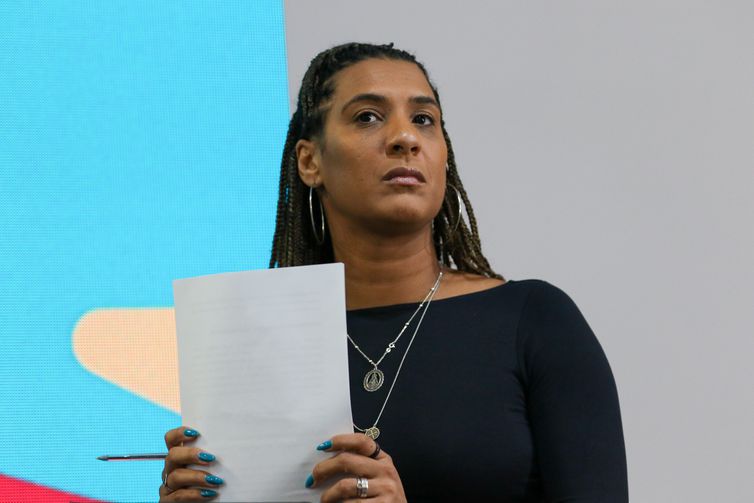 Ministra da Igualdade Racial, Anielle Franco 