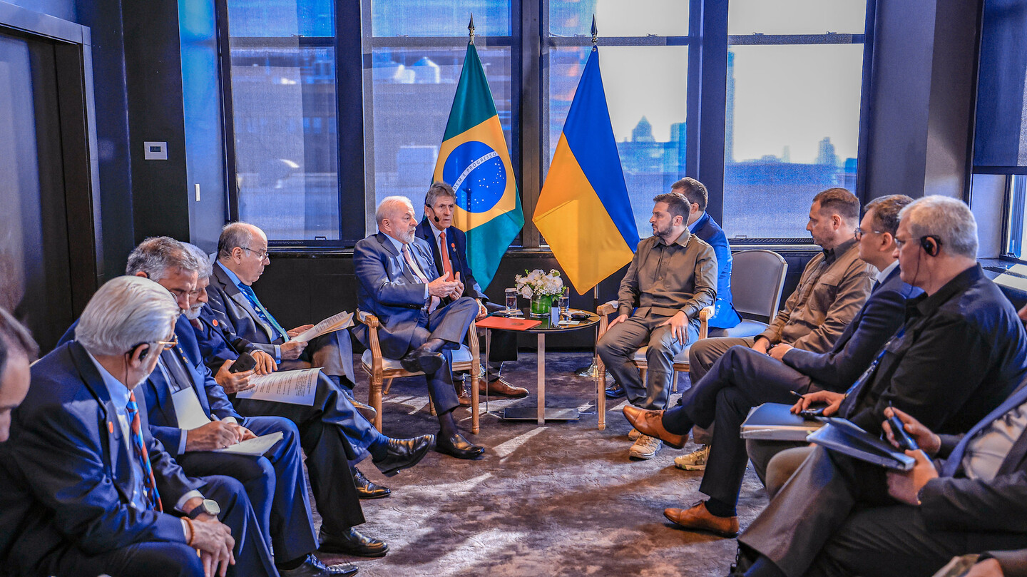 Encontro entre Lula e Zelensky, em Nova York