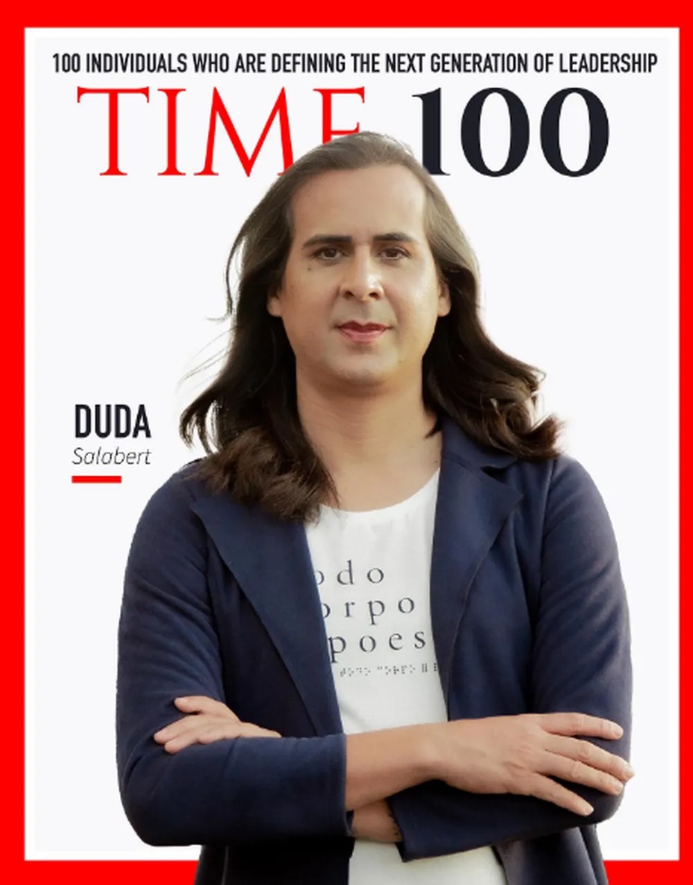 Duda na capa da revista Times