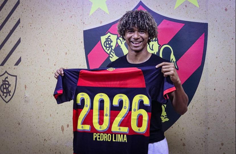 Pedro Lima renovou o contrato com o Sport até setembro de 2026 