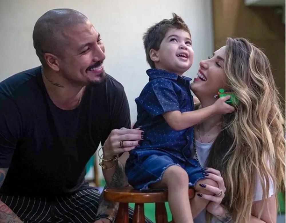 Fernando, Aline e Lucca 