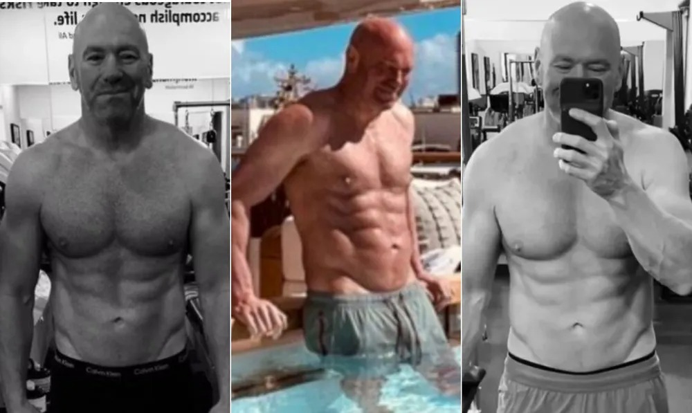 Dana White exibe físico nas redes