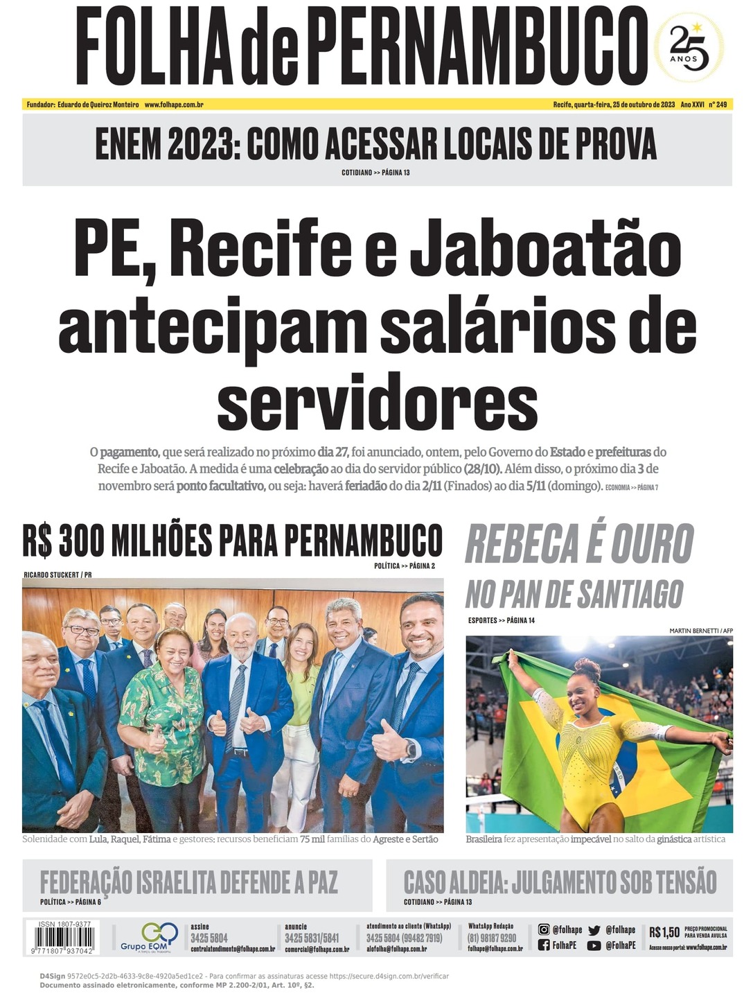 Folha de São Paulo (2023!01!31), PDF