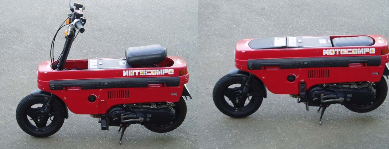 Honda Motocompo. Reprodução/Wikipédia