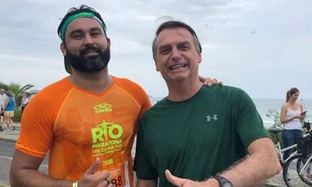 Leo Índio e Jair Bolsonaro