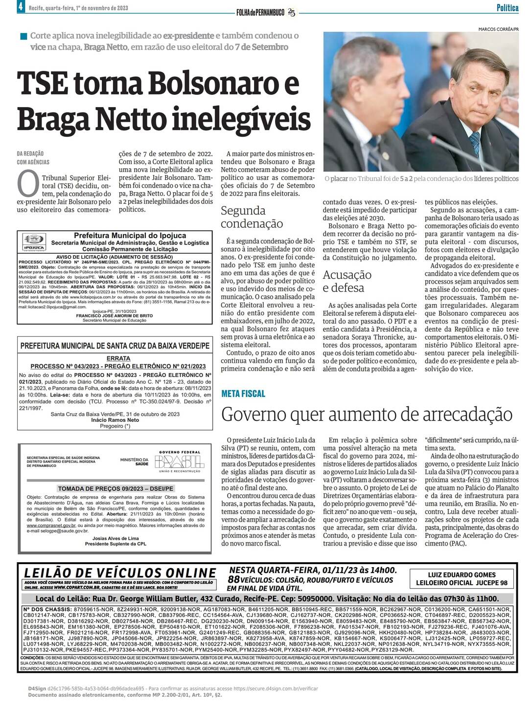 Folha de São Paulo (2023!01!31), PDF