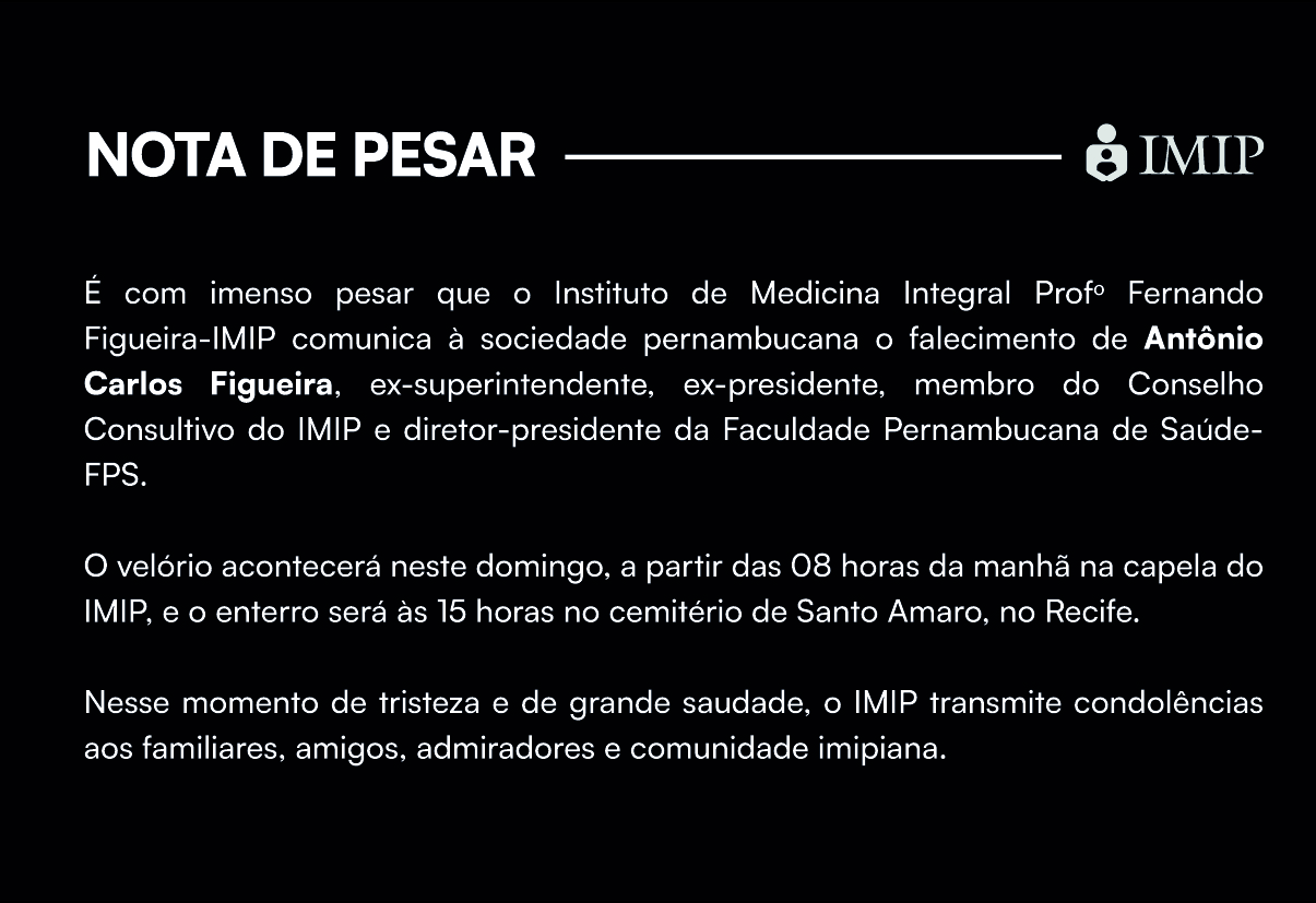 Nota de pesar Imip