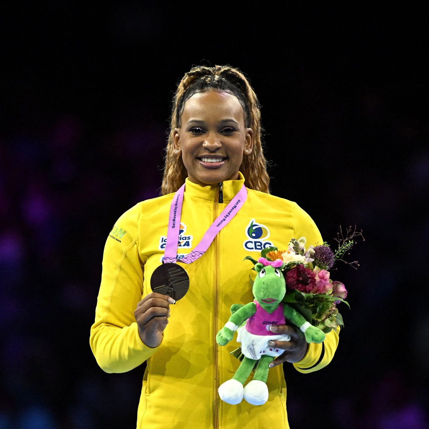 Rebeca Andrade, bicampeã mundial