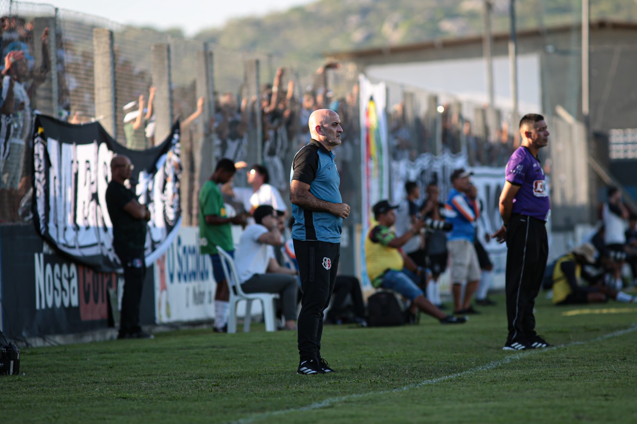 Itamar Schülle durante amistoso contra o Treze-PB