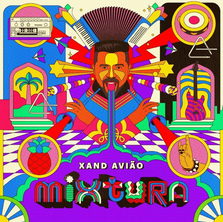 Capa no álbum MIXTURA, de Xand Avião