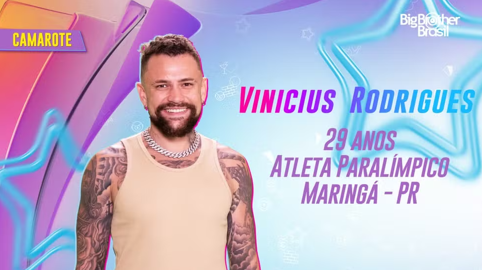 Paratleta foi confirmado no reality show 