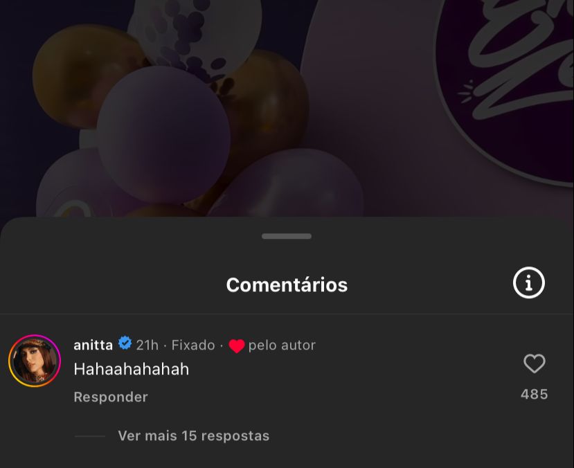 Anitta reage ao vídeo de Zezé