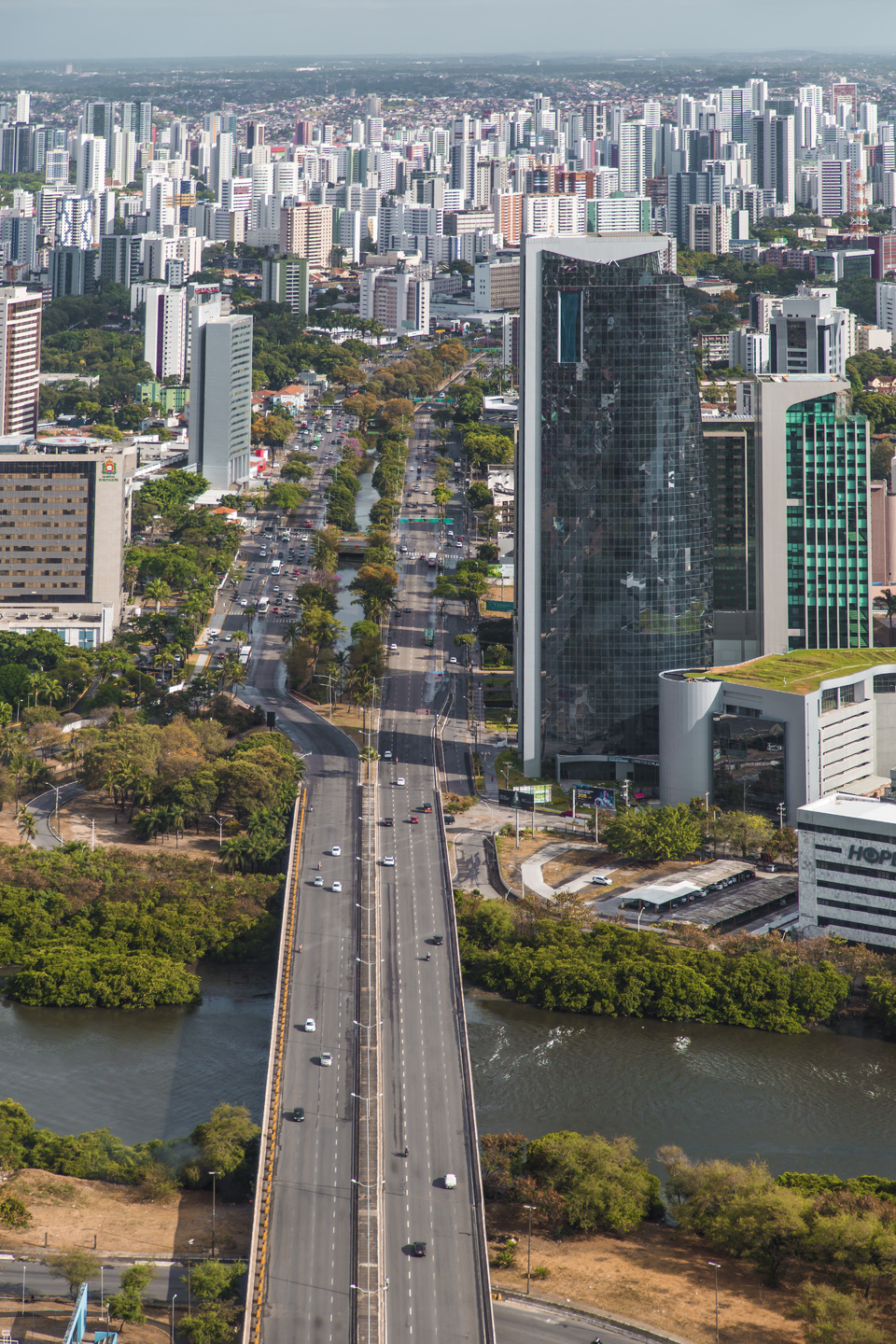 Vista para o Polo Médico