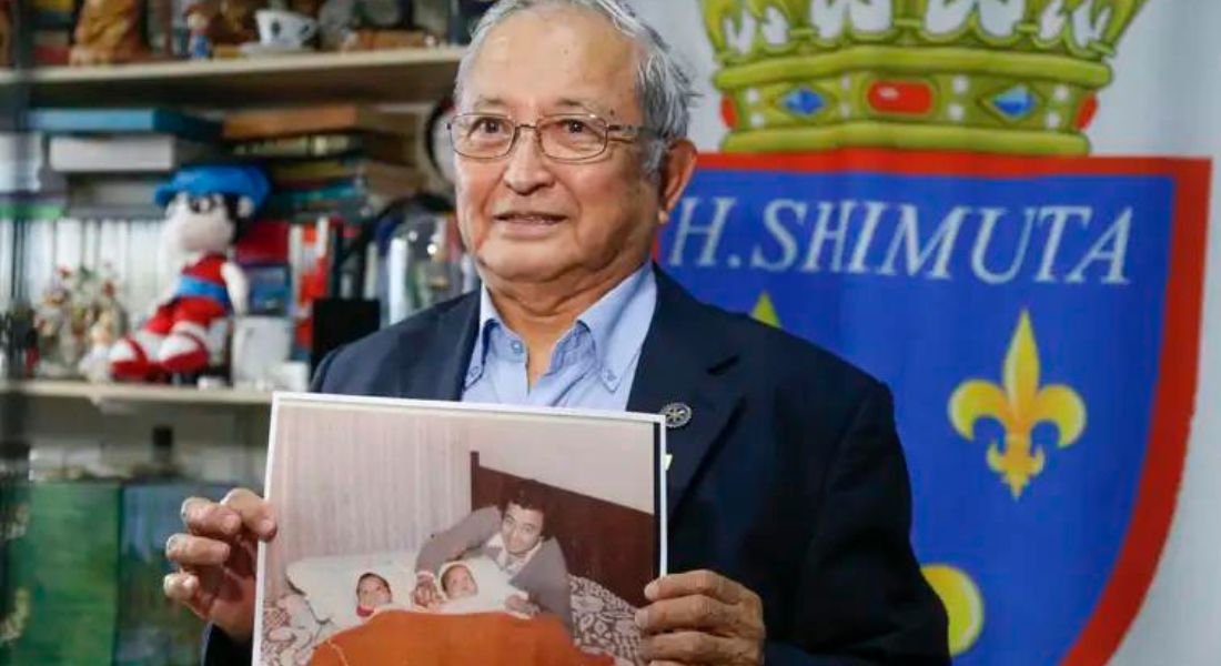 Empresário Hiroshi Shimuta sobrevivente do incêndio do Edifício Joelma