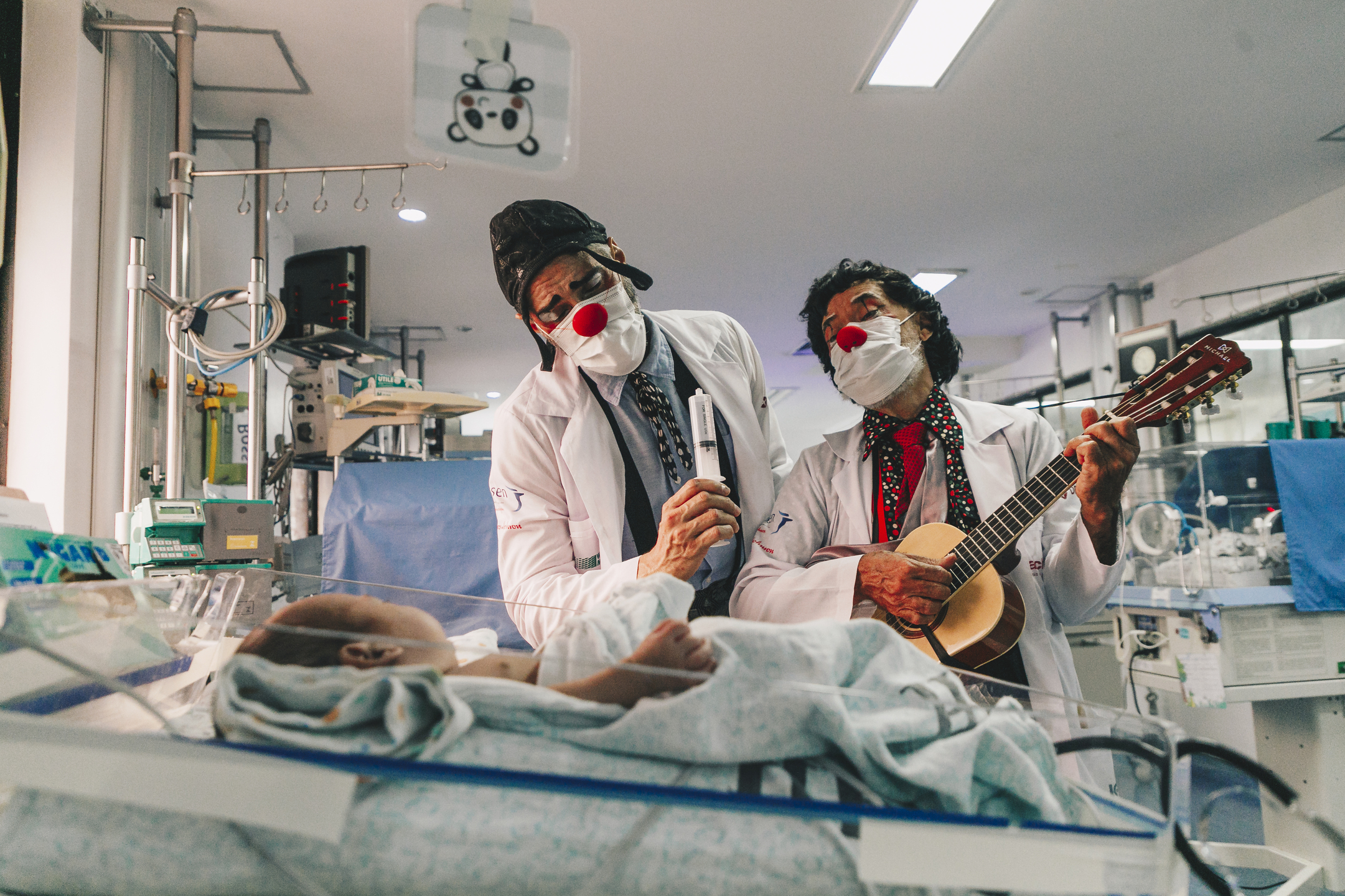 Doutores da Alegria no hospital Barão de Lucena