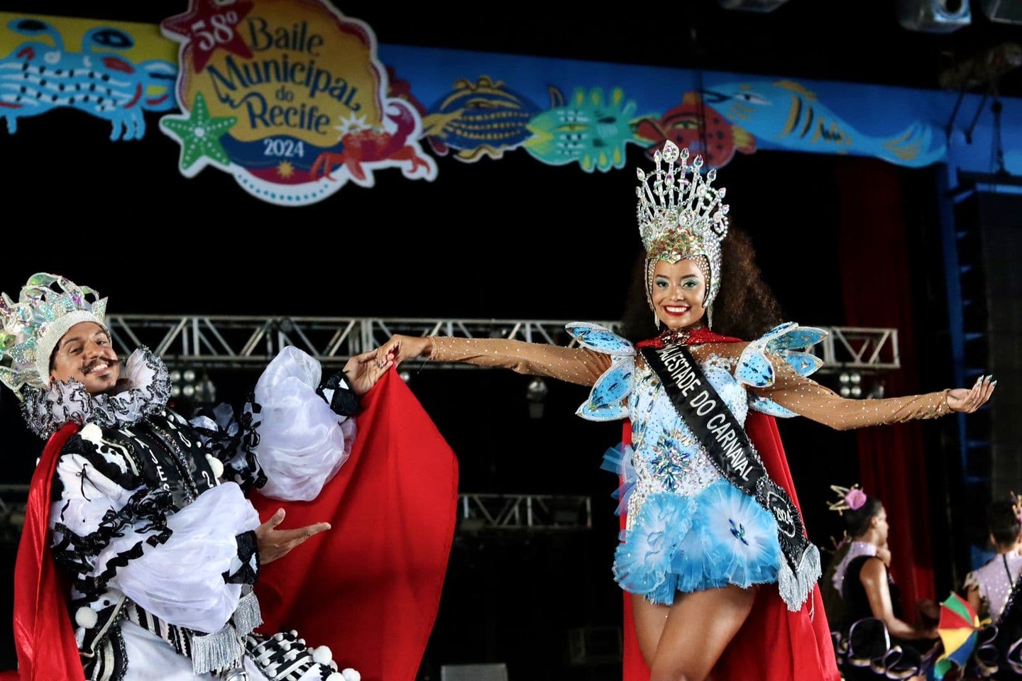 Wanderley Aires e Thayne Gomes, Rei e Rainha do Carnaval 2024 