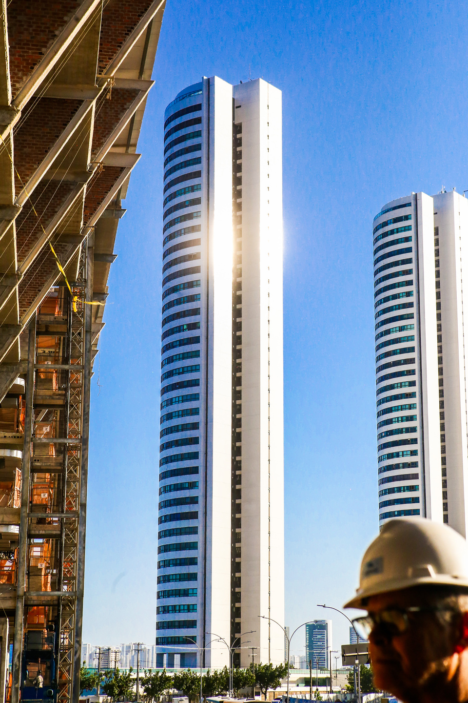 Detalhe da Construção do Novotel Marina. 