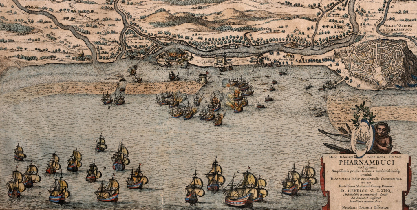 Tomada do Porto de Pernambuco pela Companhia das Índias Ocidentais, 1640.  