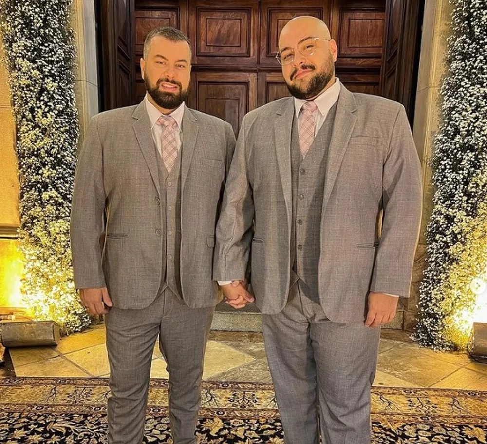 Fernando Poli e Tiago Abravanel, em São Paulo 