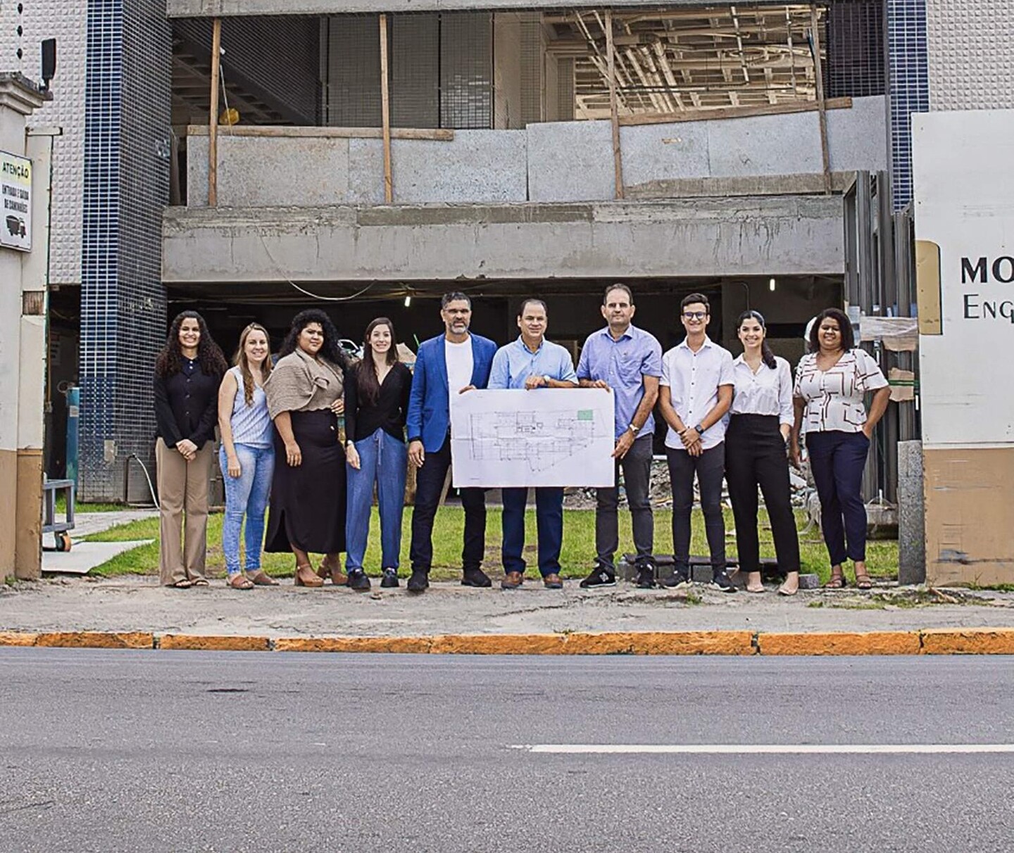 Equipe GMG no empreendimento Maison Premiere, um dos vencedores do Troféu Ademi 2023 