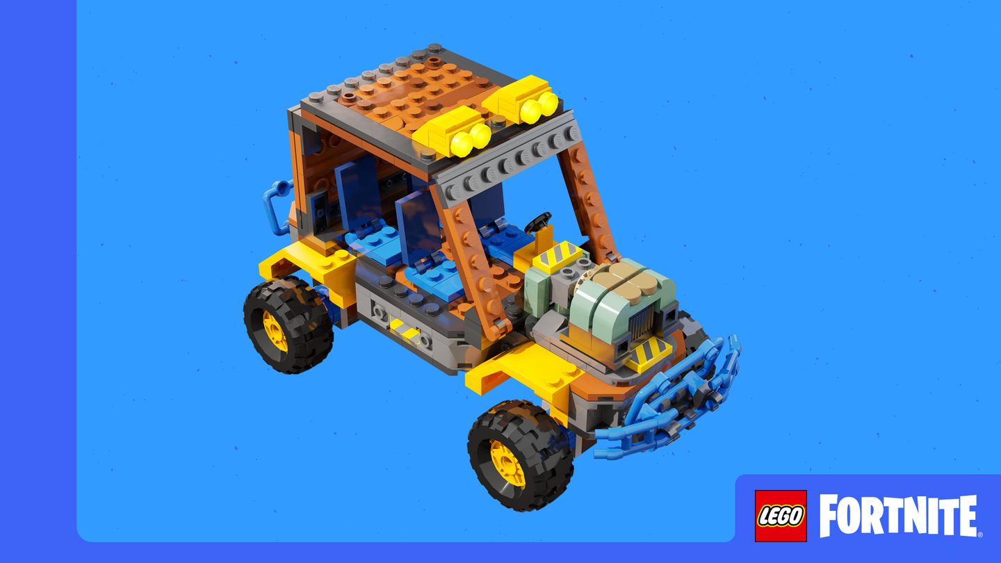 Off road do Lego Fortnite | Foto: Epic Games/Divulgação