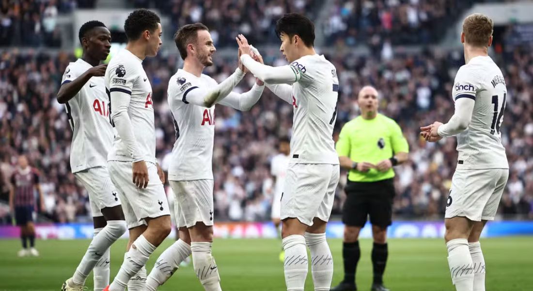 Tottenham em casa durante a Premier League