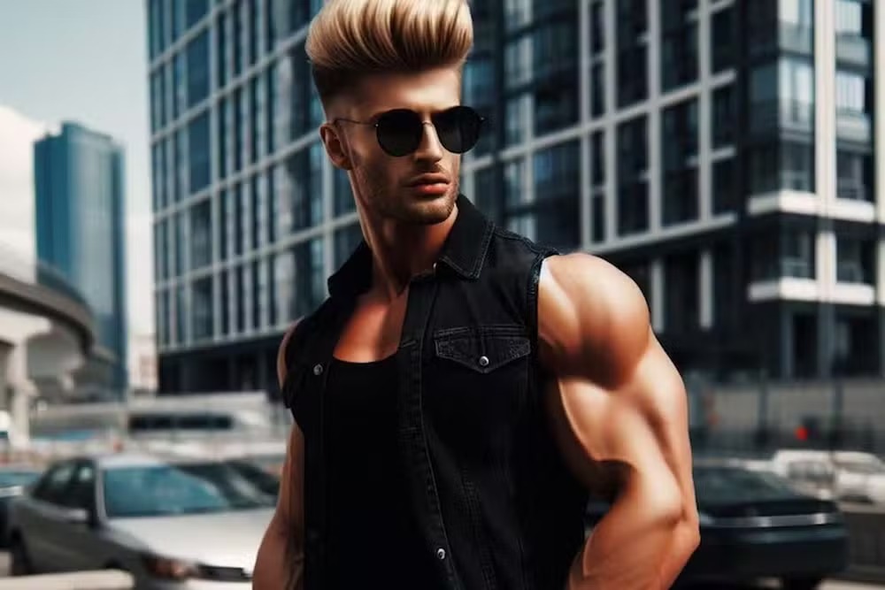 Esta é a aparência de Johnny Bravo na vida real, segundo Copilot 