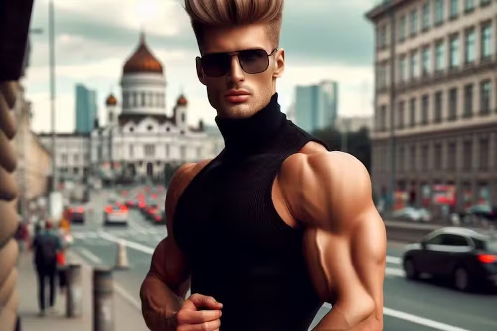 Esta é a aparência de Johnny Bravo na vida real, segundo Copilot 