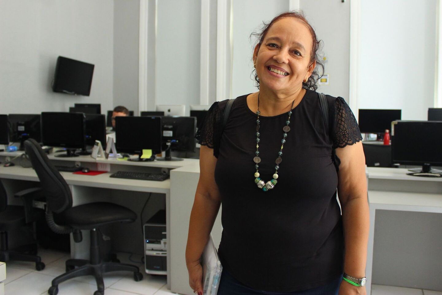 Patrícia Alves, coordenadora da escola