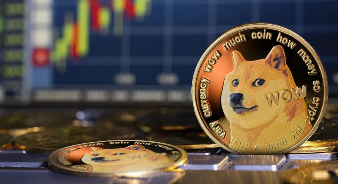 Imagem do logo da Dogecoin