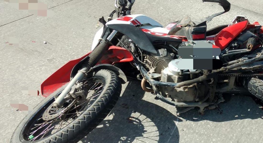 Condutor da moto não resistiu ao impacto da batida e morreu no local