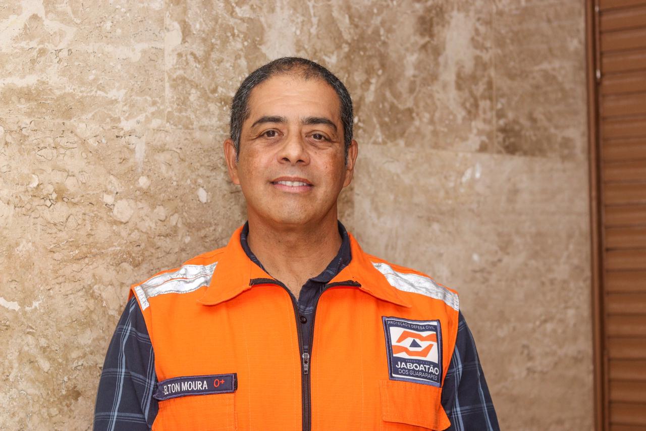 Coronel Elton Moura, secretário de Defesa Civil de Jaboatão