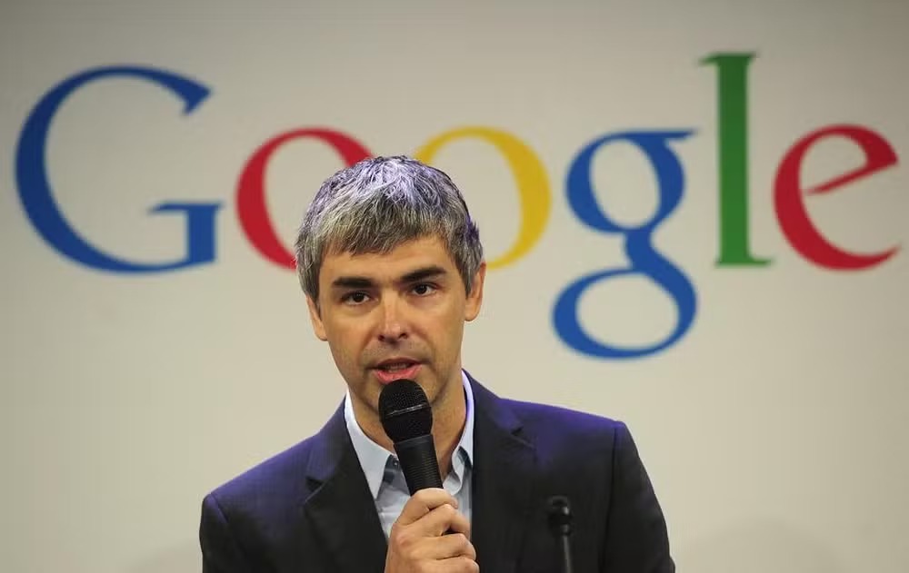 Larry Page, cofundador da Google, é o sexto mais rico, com uma fortuna de US$ 111 bilhões