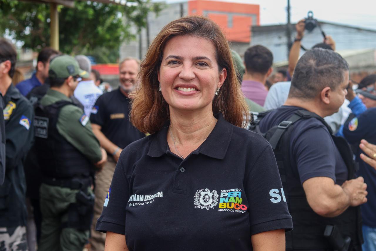 Dominique de Castro Oliveira é a secretária-executiva de Defesa Social de Pernambuco