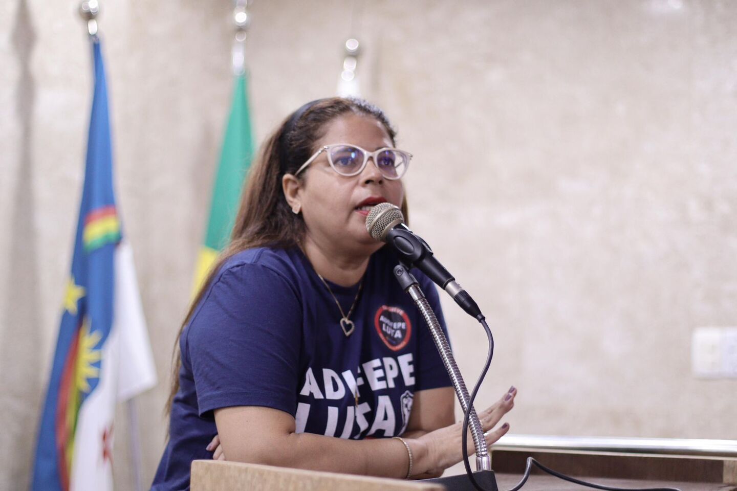 Teresa Lopes, presidenta da Associação dos Docentes da UFPE (Adufepe)