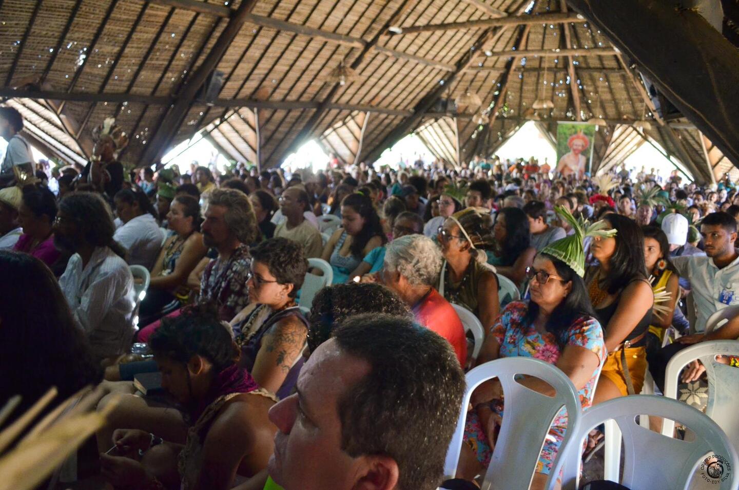 Uma das assembleias realizadas pelo povo Xukuru de Ororubá, em Pesqueira