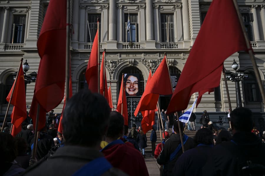 Amelia Sanjurjo, desaparecida na ditadura uruguaia e encontrada em quartel em 2023 | Foto: Eita Abramovich/AFP