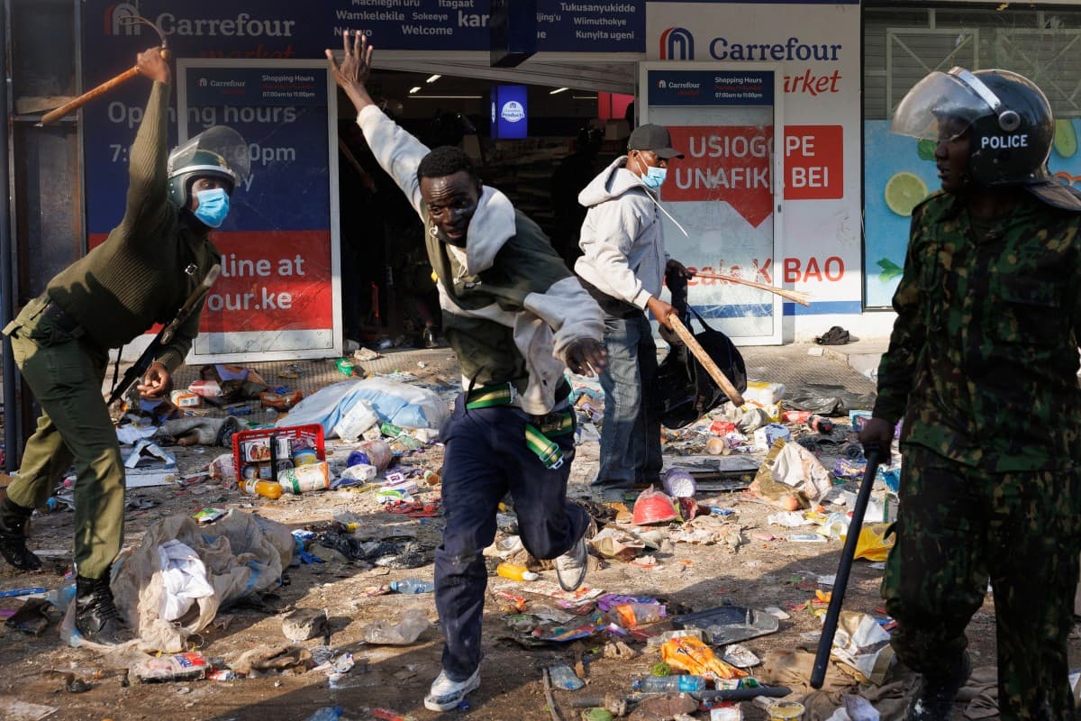 Protesto no Quênia - Foto: Simon Maina/AFP