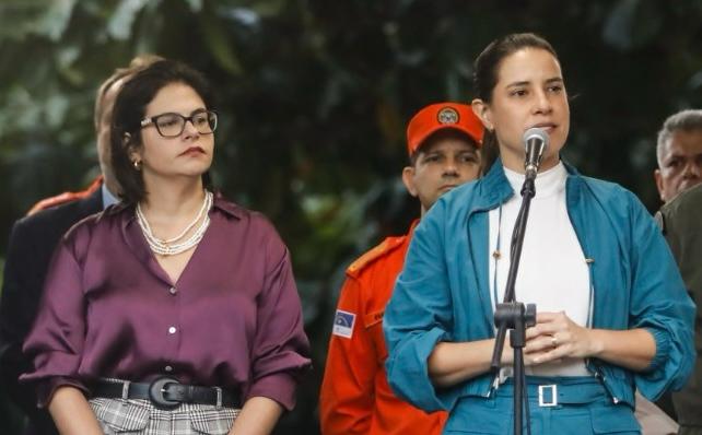 Vice-governadora Priscila Krause e a governadora Raquel Lyra