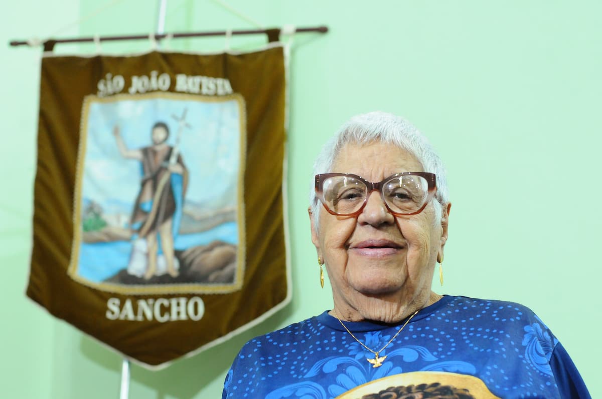 Maria Auxiliadora, atual Guardiã do Andor de São João Batista