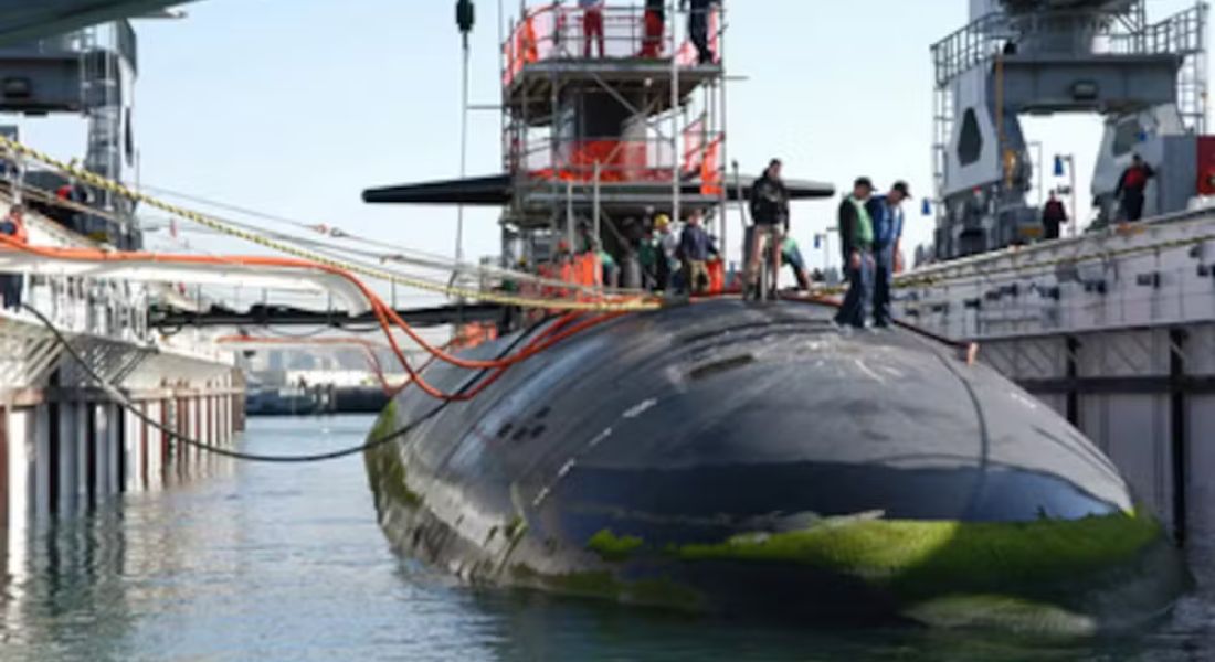 Submarino nuclear: USS Helena após reforma